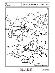 Minnie Mouse boyama sayfaları